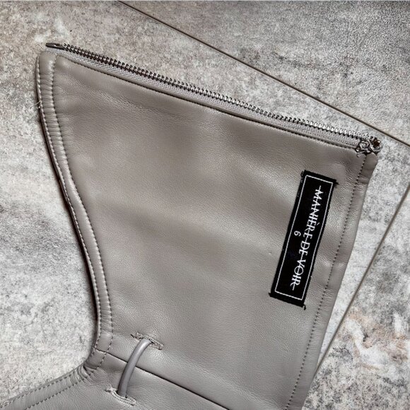 Maniere De Voir NWOT Corset Belt Vegan Leather - Picture 5 of 12